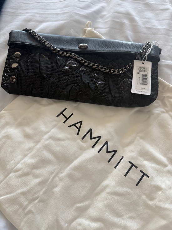 Hammitt Handbags - Hammitt Black Leather
Invitation Clutch-